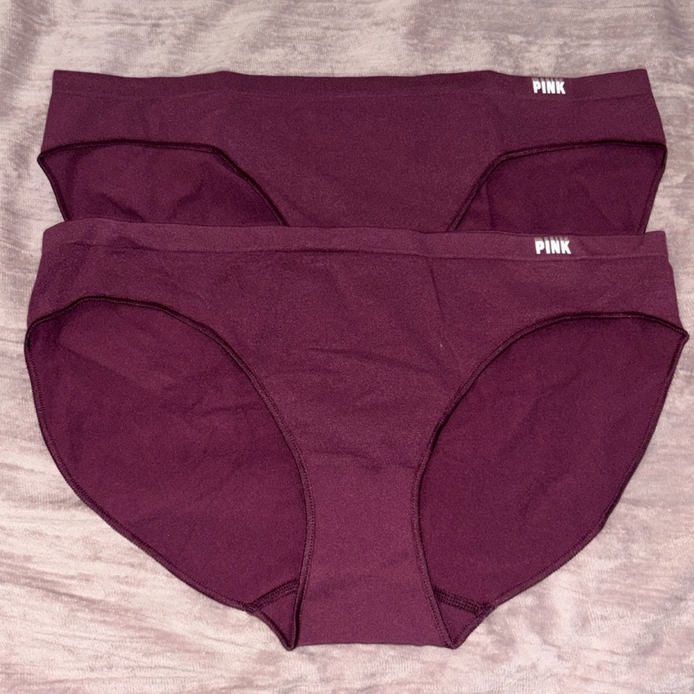 Pink VS | bundle of maroon panties